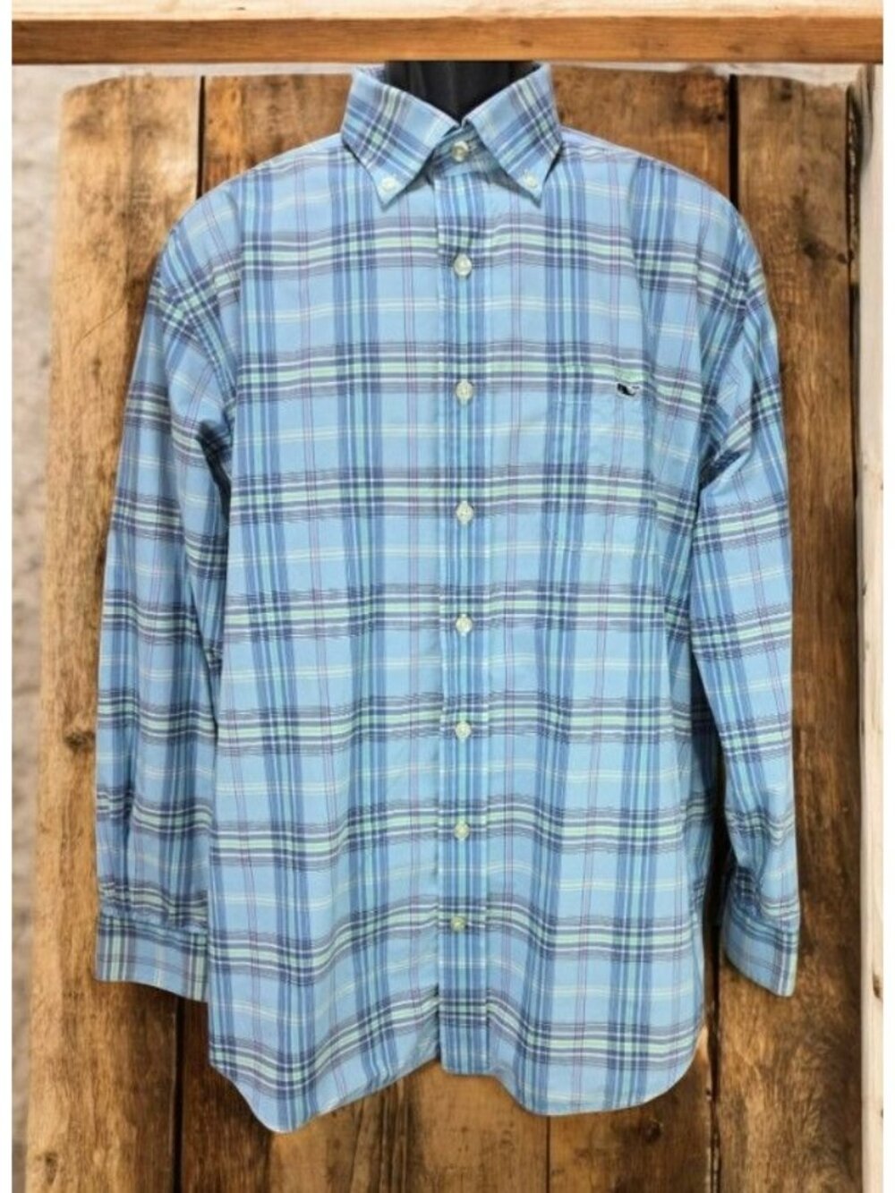 Vineyard Vines Classic Fit Tucker Performance Shirt Size Large Nylon